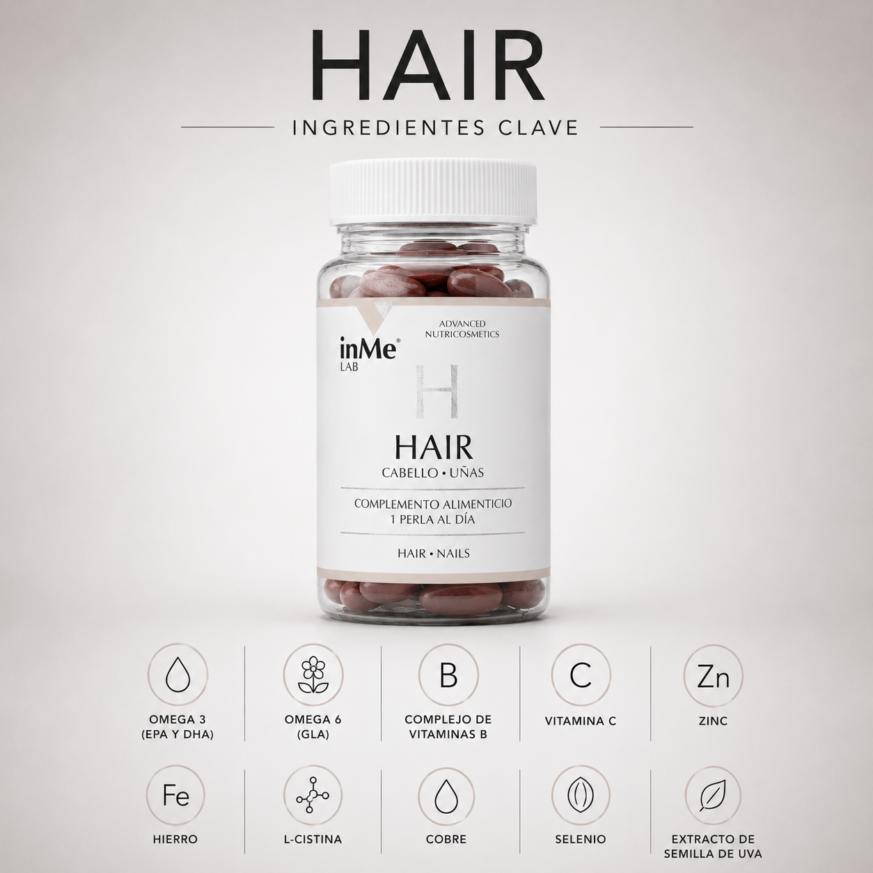 inMe HAIR - Tamanho económico - 2 unidades