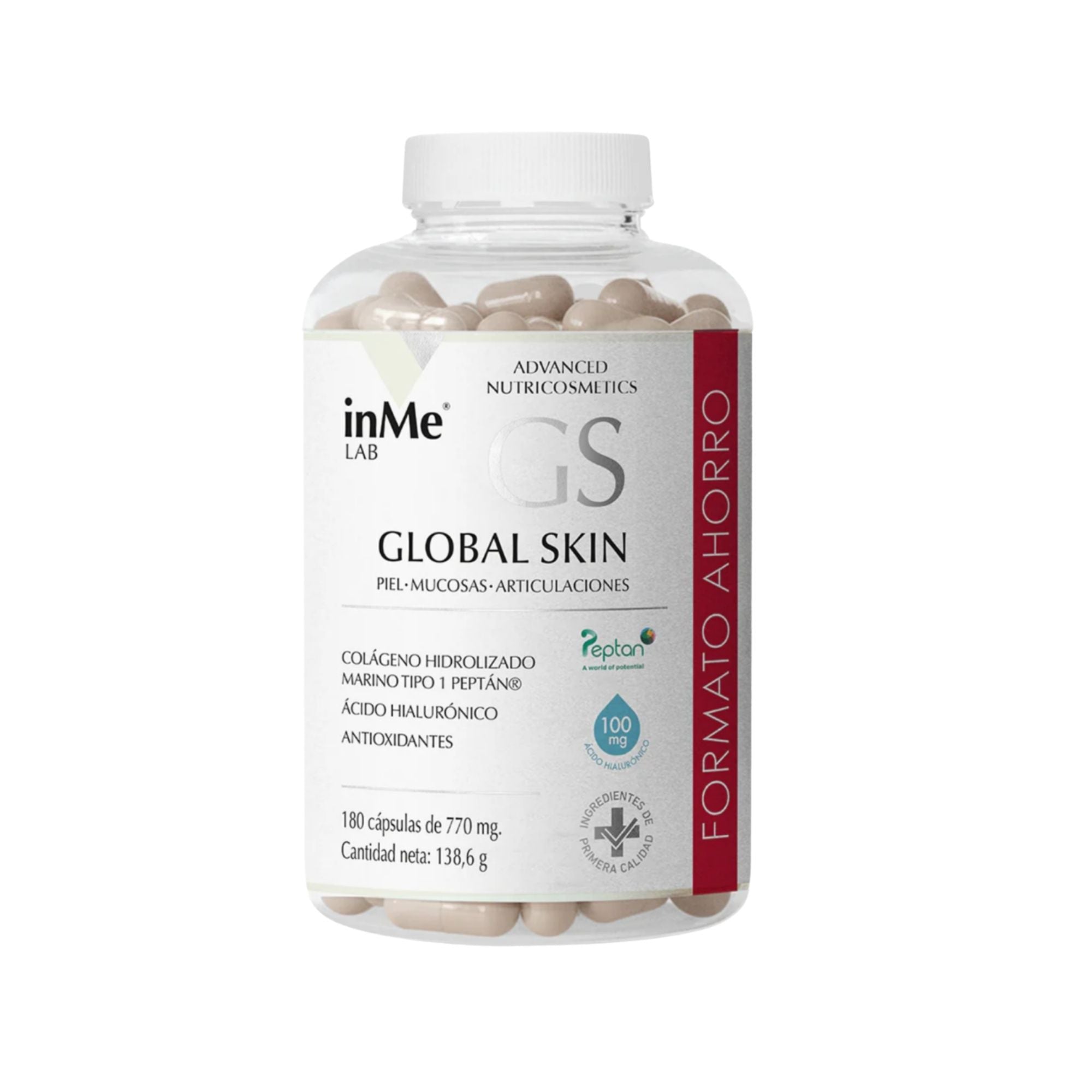 inMe GLOBAL SKIN - Formato ahorro - 180 cp - 3 meses