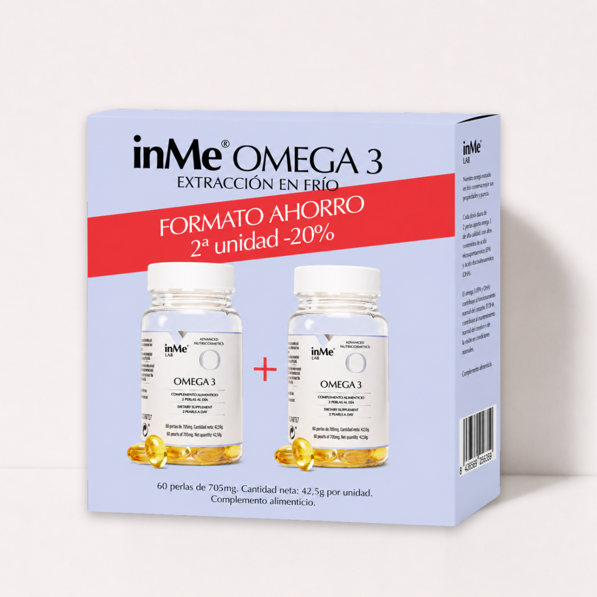 inMe OMEGA 3 - Formato ahorro - 2 unidades